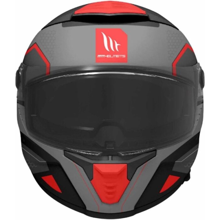 MT Thunder 4 SV Jerk Rosso Opaco Casco Integral de Moto Original - Imagen 2