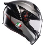 AGV K1 S Lap Negro Mate Rojo Casco de Motocicleta - Imagen 2