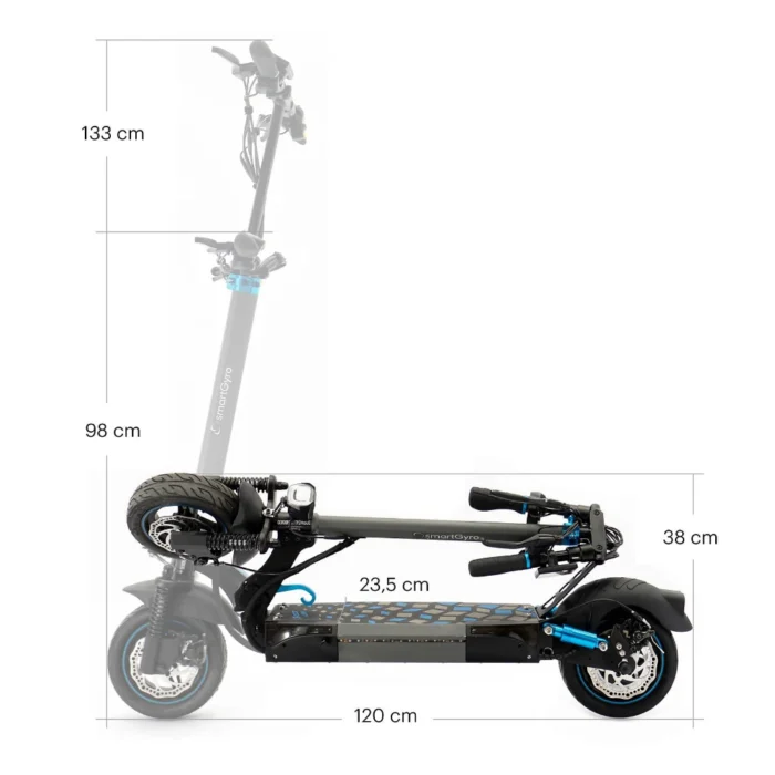 Rockway Pro Smartgyro 60km 25km/h 1000W Patinete Eléctrico Original - Imagen 5