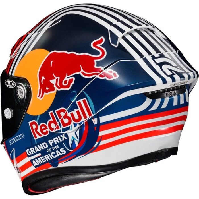 HJC RPHA1 Red Bull Austin GP Casco Moto Integral Blanco/Azul/Rojo - Imagen 2