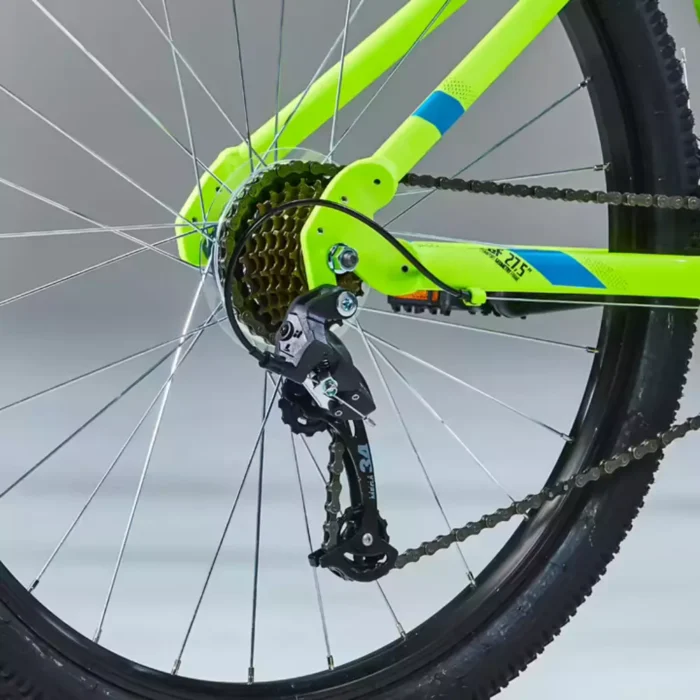 Aluminio Rockrider 27,5" ST 100 Amarillo Bicicleta de Montaña Original - Imagen 3