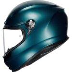 AGV K6 Solid Casco Moto Matte Petrolio Original