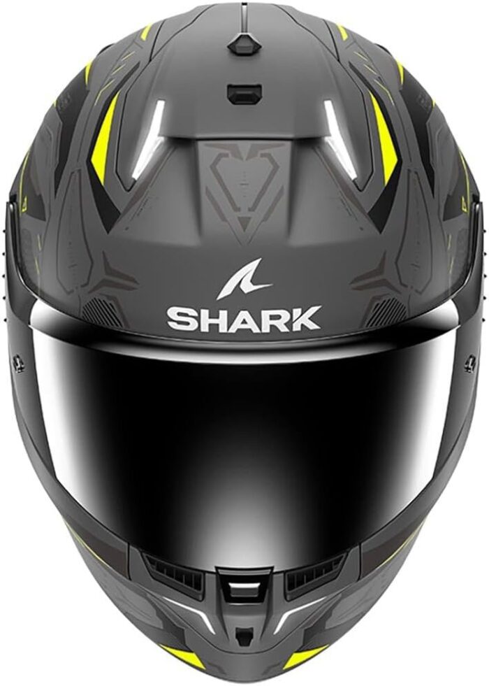 SHARK SKWAL i3 LINIK Negro/Amarillo Casco Integral de Moto Original - Imagen 5
