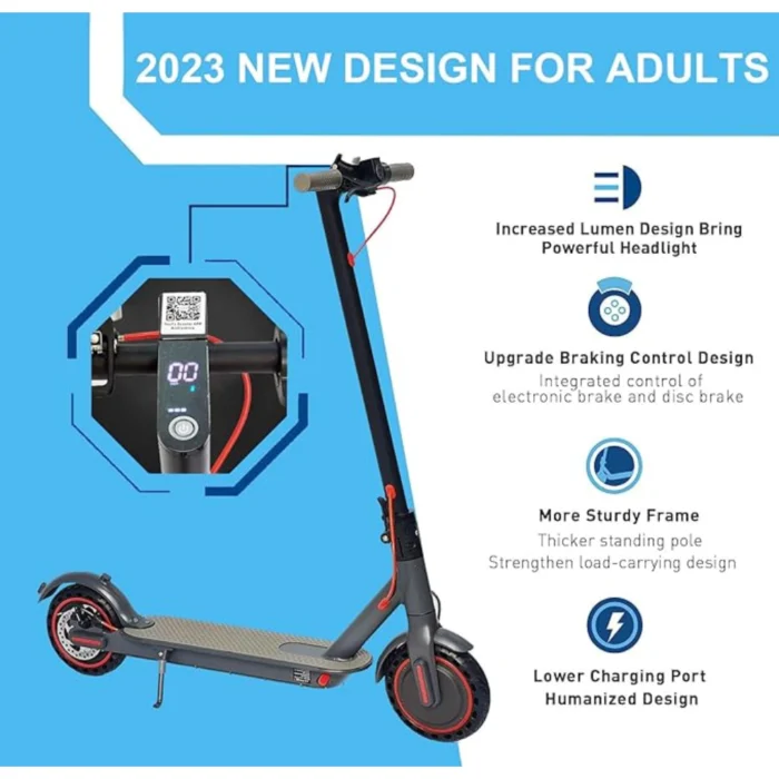 LuvTour 30km Patinete Eléctrico 25km/h 350W Original - Imagen 4