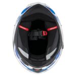 Scorpion EXO-520 Evo Air Elan Casco Integral Blanco-Azul - Imagen 2