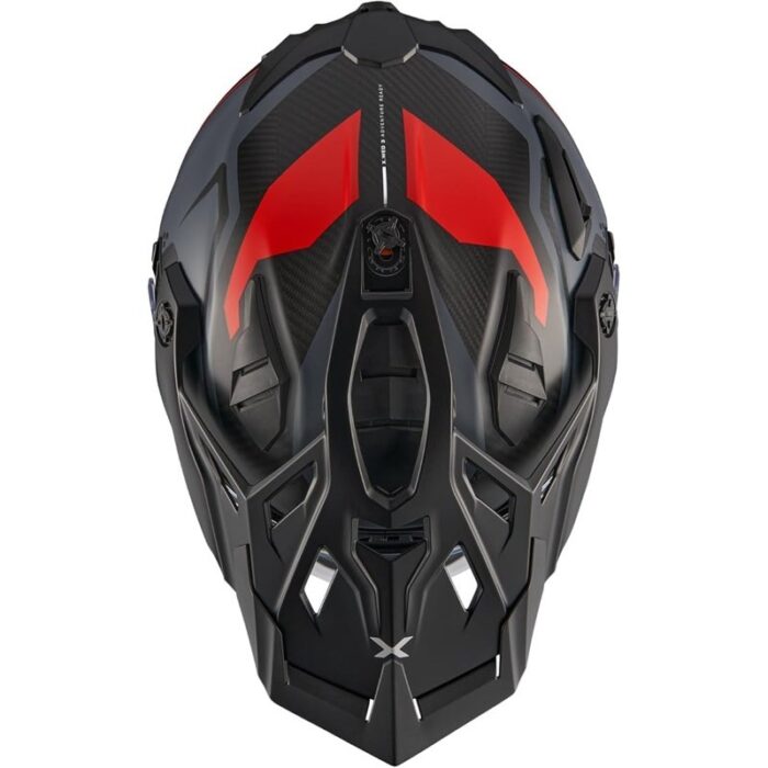 Nexx XWED3 Gris Keyo Rojo Mate Casco Integral - Imagen 2