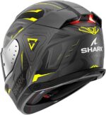 SHARK SKWAL i3 LINIK Negro/Amarillo Casco Integral de Moto Original - Imagen 6