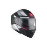 MT Genesis SV Talo Negro/Gris/Amarillo Flúor Mate Casco Integral de Moto Original - Imagen 2