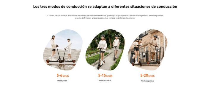 Scooter 4 Go Xiaomi 20km 25km/h 600W Patinete Eléctrico Original - Imagen 9