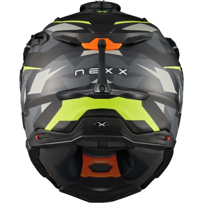 Nexx X.WED3 Trailmania Negro/Amarillo Mate Casco Adventure - Imagen 2