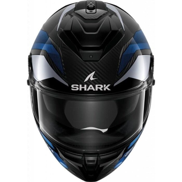 SHARK Spartan GT Pro Carbon Ritmo Negro/Azul Casco Integral de Moto Original - Imagen 3