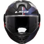 LS2 Advant X Ultra FF901 Casco Modular Fibra de Vidrio Azul/Rojo Original - Imagen 3