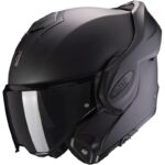 Scorpion Exo-Tech Evo Solid Matt Negro Casco Modular - Imagen 2