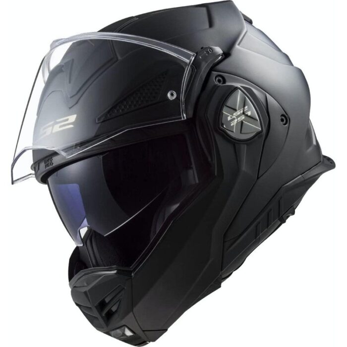 LS2 ADVANT X Modular Solid Mat Black Casco de motocicleta - Imagen 4