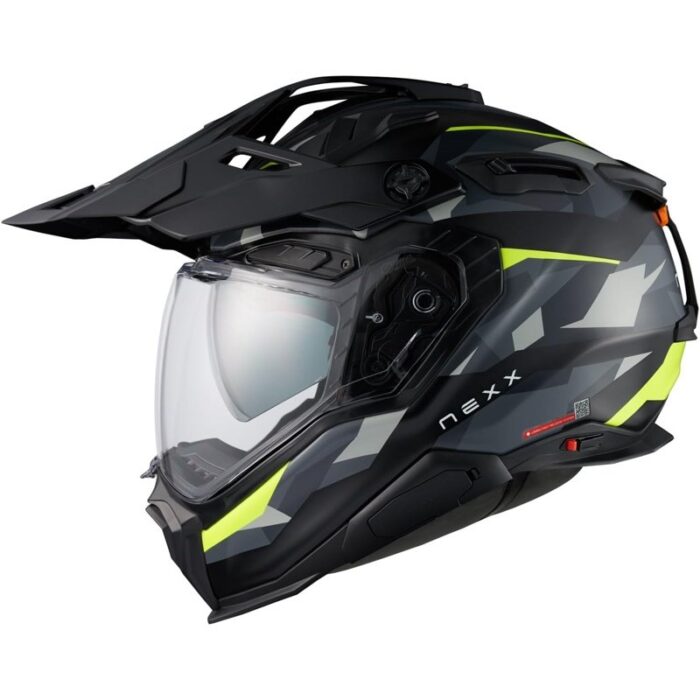 Nexx X.WED3 Trailmania Negro/Amarillo Mate Casco Adventure - Imagen 3