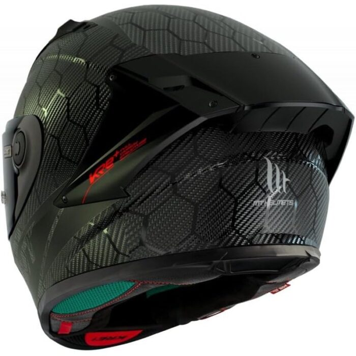 MT Helmets KRE+ S Solid A11 Carbono Brillo Casco Integral - Imagen 3