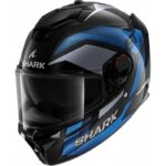 SHARK Spartan GT Pro Carbon Ritmo Negro/Azul Casco Integral de Moto Original