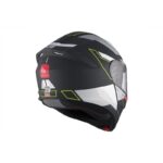MT Genesis SV Talo Negro/Gris/Amarillo Flúor Mate Casco Integral de Moto Original - Imagen 4