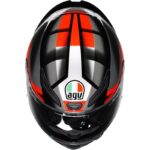 AGV K1 S Fastlap Negro Rojo Casco de Motocicleta Original - Imagen 4