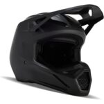 Fox Racing V1 Solid Negro Mate Casco de Bicicleta para Adultos Original
