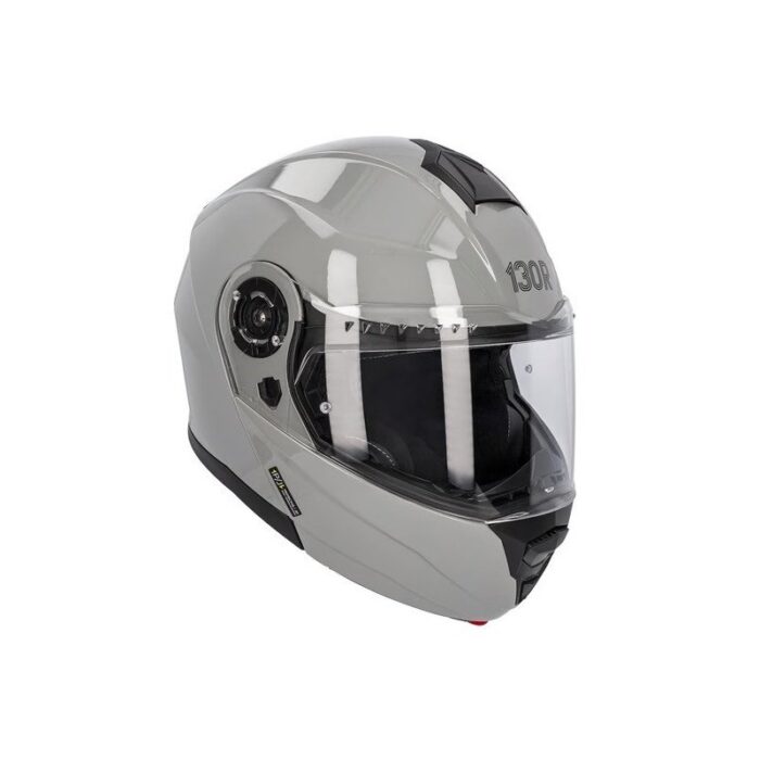 130R Helmets Showa Gris Casco Modular Moto - Imagen 2