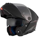MT Atom 2 SV Solid Negro Mate Casco Modular - Imagen 3