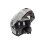 130R Helmets Showa Gris Casco Modular Moto - Imagen 3
