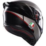 AGV K1 S Lap Negro Mate Rojo Casco de Motocicleta - Imagen 6