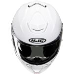 HJC i91 Solid Pearl White Casco Modular Moto Original - Imagen 5