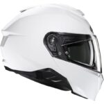 HJC i91 Solid Pearl White Casco Modular Moto Original - Imagen 6