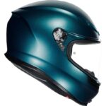 AGV K6 Solid Casco Moto Matte Petrolio Original - Imagen 4