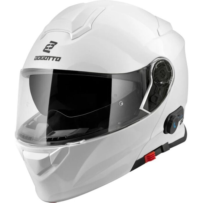 Bogotto H271 BT Bluetooth Casco Blanco Original - Imagen 6