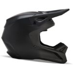 Fox Racing V1 Solid Negro Mate Casco de Bicicleta para Adultos Original - Imagen 7