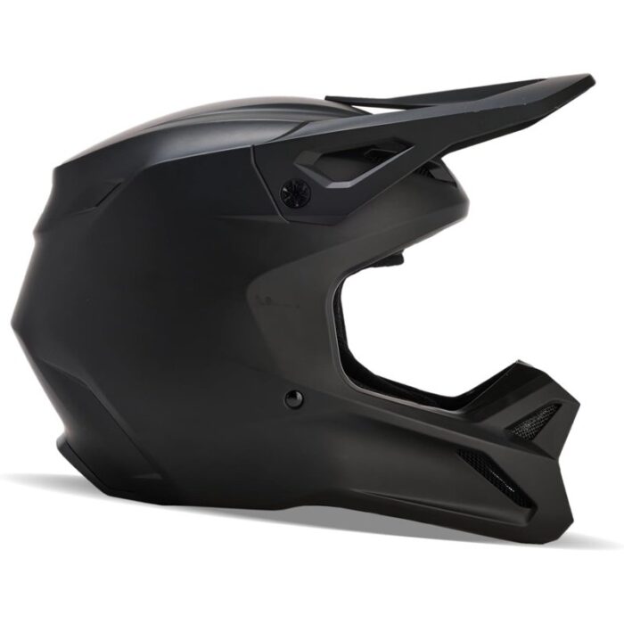 Fox Racing V1 Solid Negro Mate Casco de Bicicleta para Adultos Original - Imagen 7