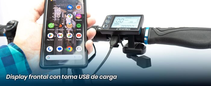 Dual Max 60 km 25 km/h 1000W Smartgyro Crossover Patinete Eléctrico Original - Imagen 11