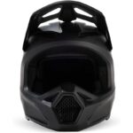 Fox Racing V1 Solid Negro Mate Casco de Bicicleta para Adultos Original - Imagen 3