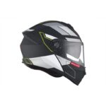 MT Genesis SV Talo Negro/Gris/Amarillo Flúor Mate Casco Integral de Moto Original - Imagen 3