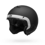 Bell Broozer Cranium Negro Mate/Blanco Casco Modular - Imagen 4