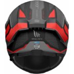 MT Thunder 4 SV Jerk Rosso Opaco Casco Integral de Moto Original - Imagen 3