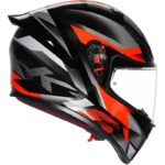 AGV K1 S Fastlap Negro Rojo Casco de Motocicleta Original - Imagen 3