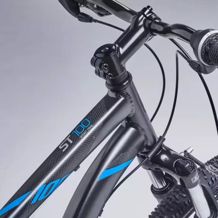 Aluminio Rockrider 27,5" ST 100 Gris Bicicleta de Montaña Original - Imagen 2