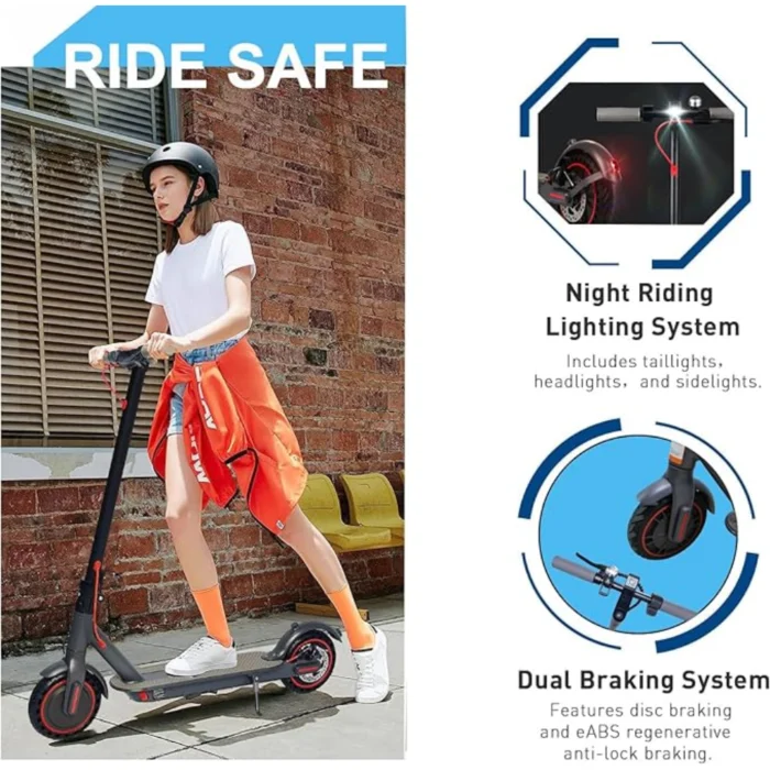 LuvTour 30km Patinete Eléctrico 25km/h 350W Original - Imagen 6