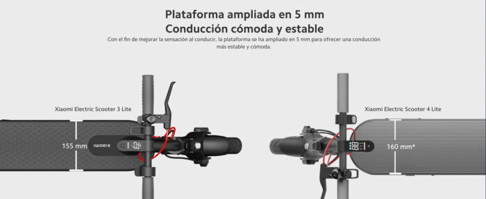 Xiaomi 4 Lite 20km Patinete eléctrico 25km/h 600W Original - Imagen 9