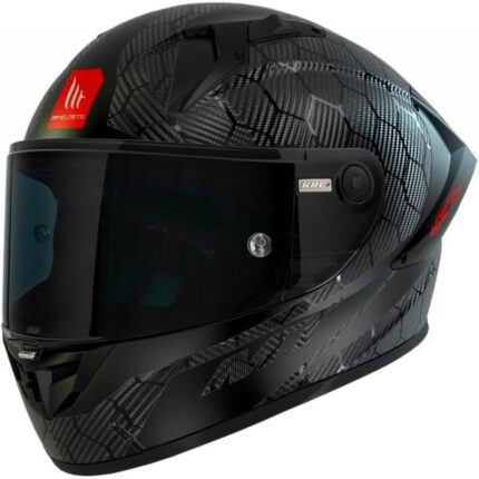MT Helmets KRE+ S Solid A11 Carbono Brillo Casco Integral