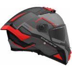 MT Thunder 4 SV Jerk Rosso Opaco Casco Integral de Moto Original - Imagen 4