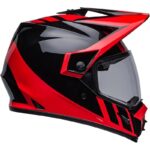 Bell MX-9 Adventure MIPS Negro Brillante/Rojo Casco de Moto Original - Imagen 3