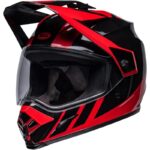 Bell MX-9 Adventure MIPS Negro Brillante/Rojo Casco de Moto Original