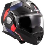 LS2 Advant X Ultra FF901 Casco Modular Fibra de Vidrio Azul/Rojo Original