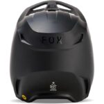 Fox Racing V1 Solid Negro Mate Casco de Bicicleta para Adultos Original - Imagen 4
