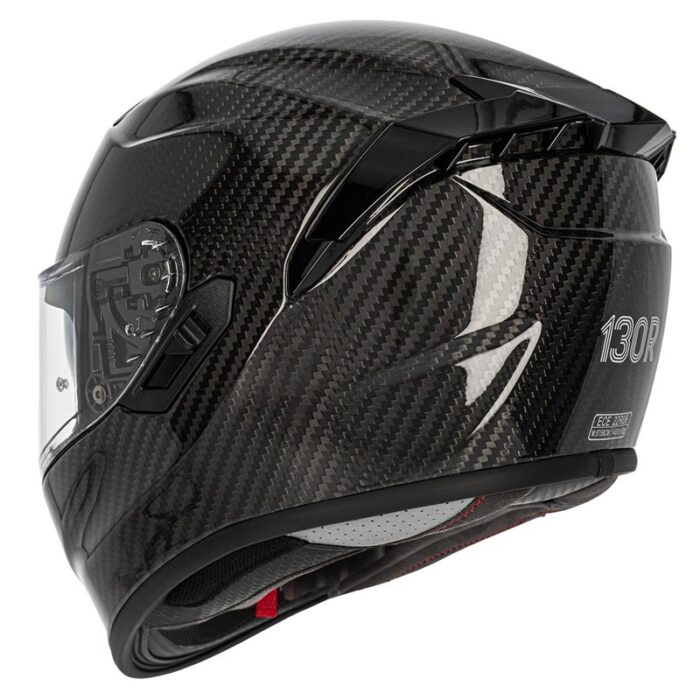130R Helmets Kashima Carbon Gloss Negro Casco Integral - Imagen 5